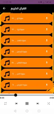 القران الكريم بصوت صلاح الباجي android App screenshot 1