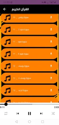 القران الكريم بصوت صلاح الباجي android App screenshot 2